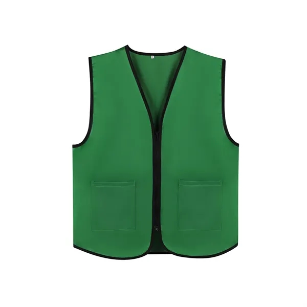 2 Pocket Uniform Volunteer Vest w/Zipper - 2 Pocket Uniform Volunteer Vest w/Zipper - Image 1 of 9