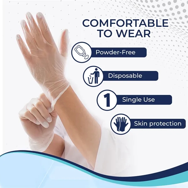 CHA Vinyl Gloves - All Purpose, size M - 1000pcs - CHA Vinyl Gloves - All Purpose, size M - 1000pcs - Image 5 of 6