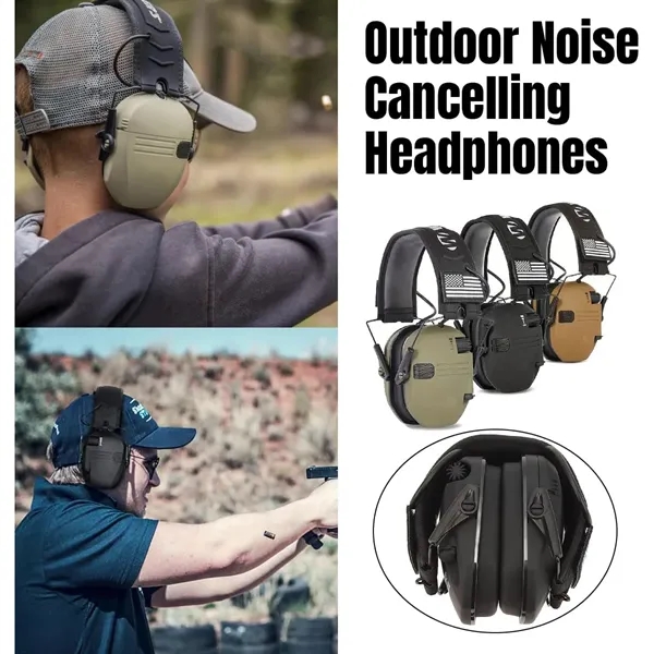 Tactical Electronic Shooting Ear Protection Muff - Tactical Electronic Shooting Ear Protection Muff - Image 5 of 5