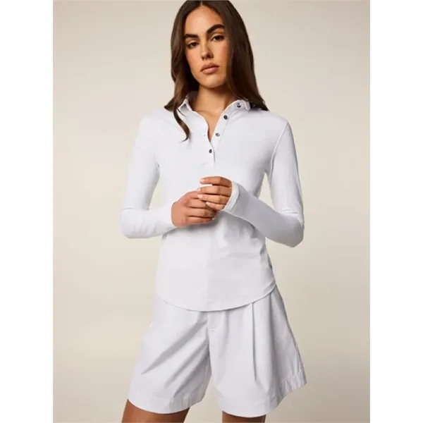 Scarlett Long Sleeve Polo - Scarlett Long Sleeve Polo - Image 0 of 2