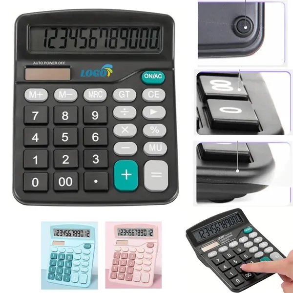 12 Digits Basic Desktop Calculator - 12 Digits Basic Desktop Calculator - Image 0 of 4