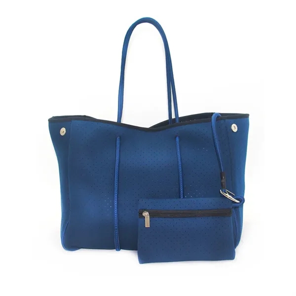 Neoprene Beach Tote Bags - Neoprene Beach Tote Bags - Image 4 of 5