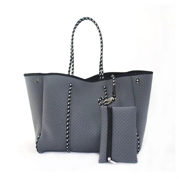 Neoprene Beach Tote Bags - Neoprene Beach Tote Bags - Image 5 of 5