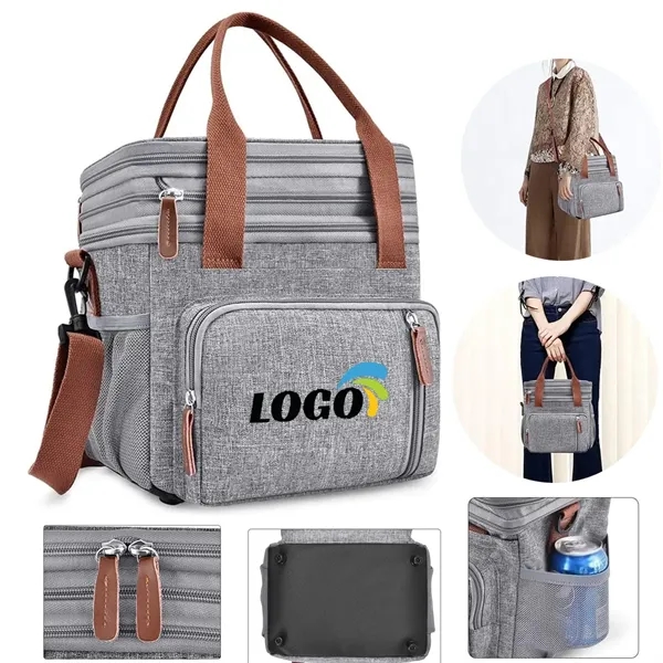 Collapsible Insulated  Lunch Cooler Bag - Collapsible Insulated  Lunch Cooler Bag - Image 0 of 4