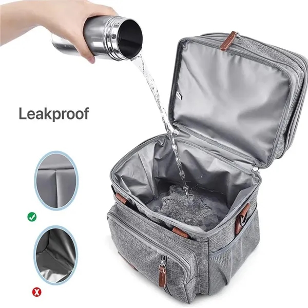 Collapsible Insulated  Lunch Cooler Bag - Collapsible Insulated  Lunch Cooler Bag - Image 3 of 4
