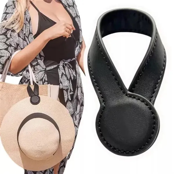 Leather Magnetic Cap Clip - Leather Magnetic Cap Clip - Image 1 of 3