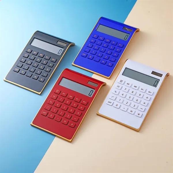 10 Digits Dual Powered Slim Desktop Calculator - 10 Digits Dual Powered Slim Desktop Calculator - Image 3 of 3