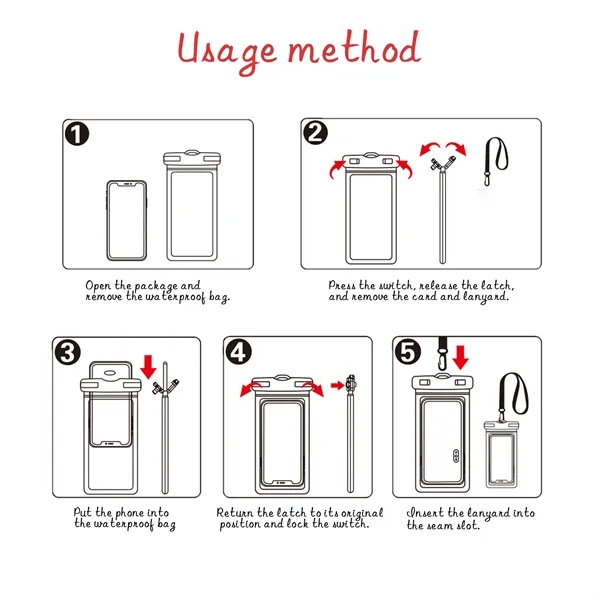 Touchscreen Waterproof Phone Pouch - Touchscreen Waterproof Phone Pouch - Image 4 of 4