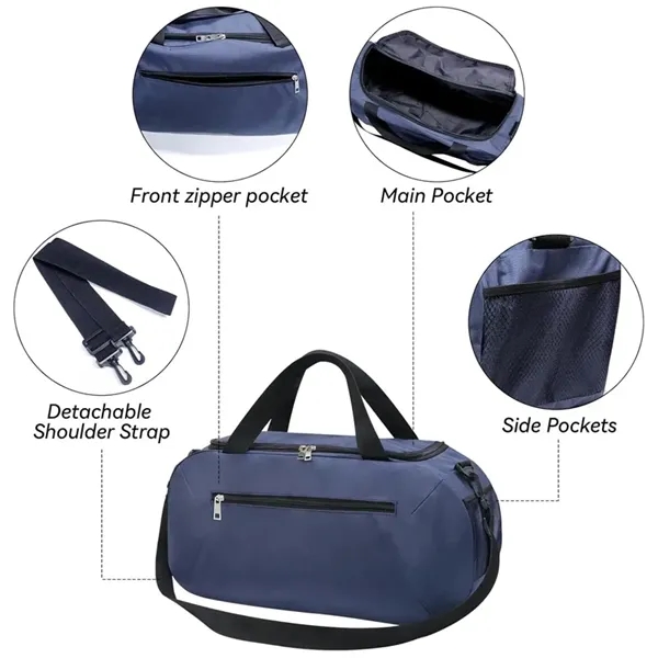 Travel Duffel Bag Sports Gym Bag - Travel Duffel Bag Sports Gym Bag - Image 2 of 4