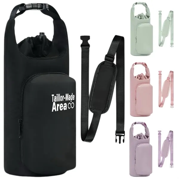 32Oz. 40Oz. Tumbler Insulated Water Bottle Carrier Black Bag - 32Oz. 40Oz. Tumbler Insulated Water Bottle Carrier Black Bag - Image 0 of 4