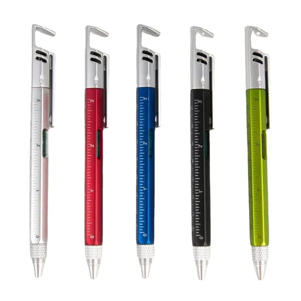 Versatile 6 In 1 Pen Spirit Level Screwdriver Phone Holder - Versatile 6 In 1 Pen Spirit Level Screwdriver Phone Holder - Image 3 of 3
