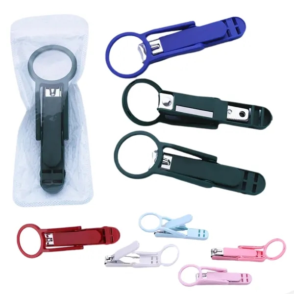 Custom Logo Clipper Nail Cutter with Magnifying Glass - Custom Logo Clipper Nail Cutter with Magnifying Glass - Image 2 of 3