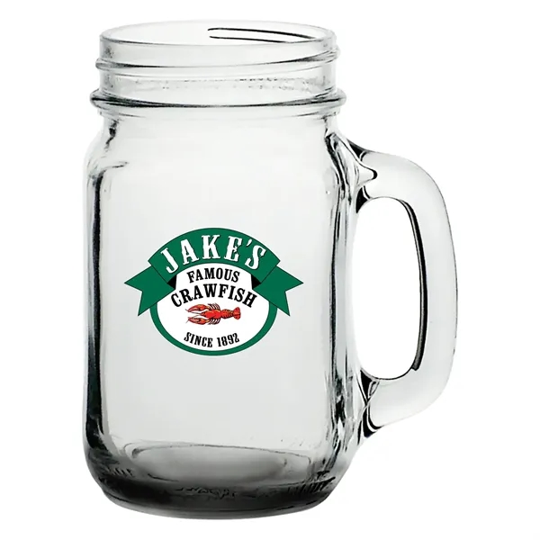 16 oz. Libbey® Mason Jars with Handles - 16 oz. Libbey® Mason Jars with Handles - Image 1 of 1
