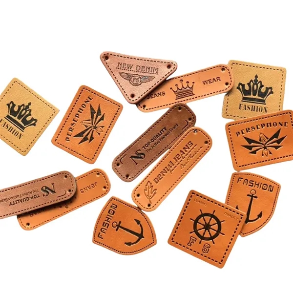 Embossed Leather Labels  Sew-on Iron-on or Adhesive Options - Embossed Leather Labels  Sew-on Iron-on or Adhesive Options - Image 0 of 3