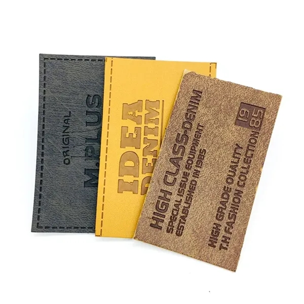 Embossed Leather Labels  Sew-on Iron-on or Adhesive Options - Embossed Leather Labels  Sew-on Iron-on or Adhesive Options - Image 3 of 3