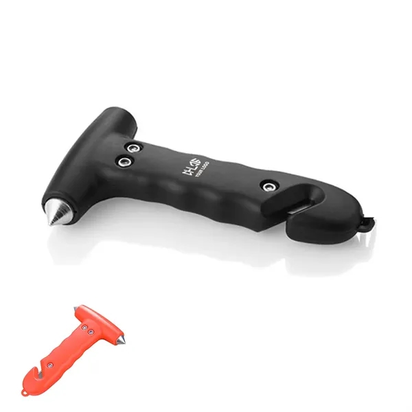 Emergency Car Window Breaker with Seatbelt Cutter - Emergency Car Window Breaker with Seatbelt Cutter - Image 0 of 1