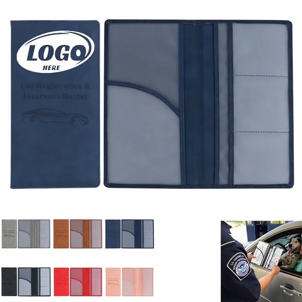 Leather Car Registration And Insurance Card Holder - Leather Car Registration And Insurance Card Holder - Image 0 of 1