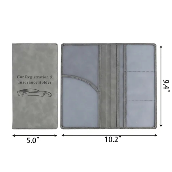 Leather Car Registration And Insurance Card Holder - Leather Car Registration And Insurance Card Holder - Image 1 of 1