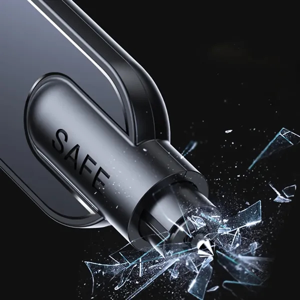 Premium Window Breaker with Hidden Seatbelt Cutter - Premium Window Breaker with Hidden Seatbelt Cutter - Image 1 of 1