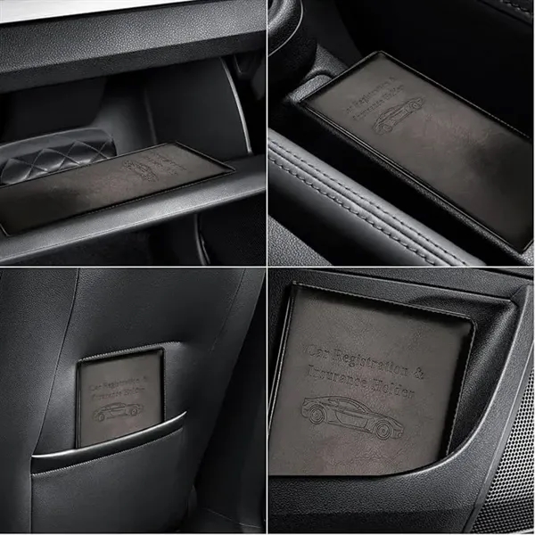 Leather Auto Registration and Insurance Card Holder - Leather Auto Registration and Insurance Card Holder - Image 4 of 4