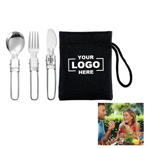 3 Pcs Outdoor Camp Cooking Utensil Set - 3 Pcs Outdoor Camp Cooking Utensil Set - Image 0 of 2