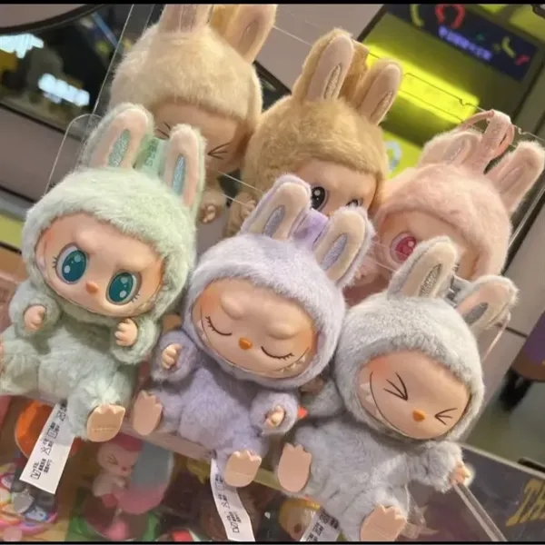 Cute Labu Doll Plush Toy With Keychain - Cute Labu Doll Plush Toy With Keychain - Image 1 of 9