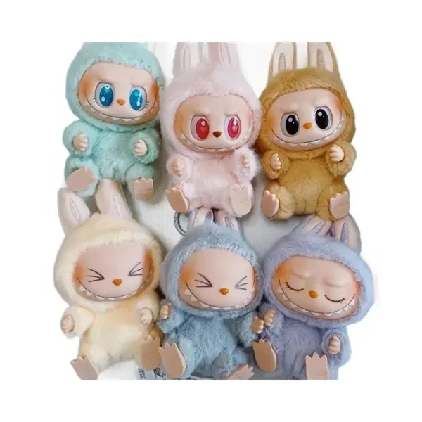 Cute Labu Doll Plush Toy With Keychain - Cute Labu Doll Plush Toy With Keychain - Image 2 of 9
