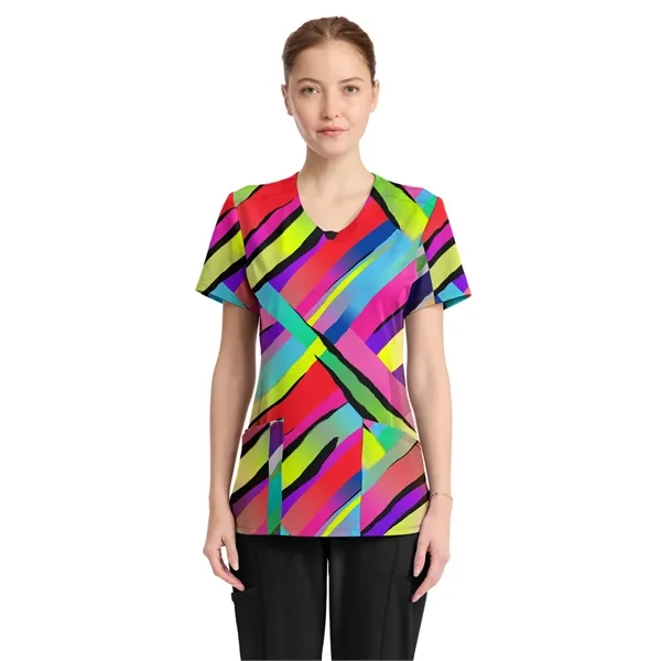 Infinity - Women's Round Neck Print Top - Infinity - Women's Round Neck Print Top - Image 0 of 10