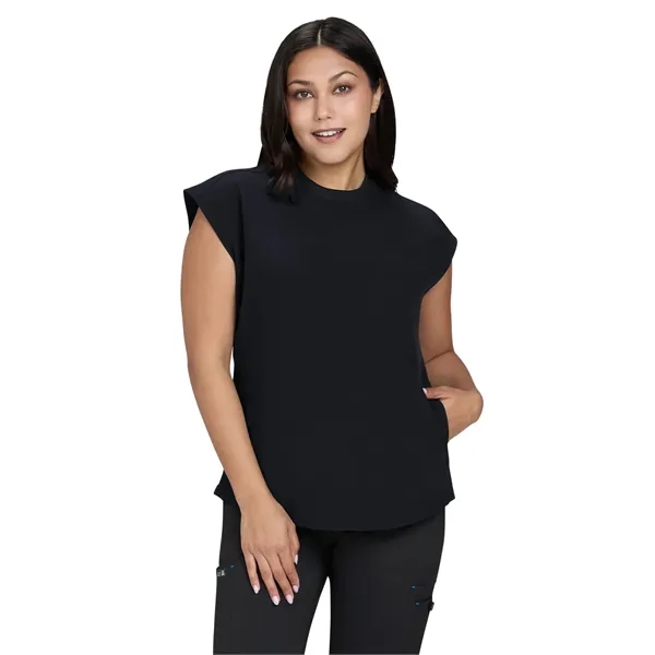 Basics - Women's Two-Pocket Round Neck Scrub Top - Basics - Women's Two-Pocket Round Neck Scrub Top - Image 0 of 11