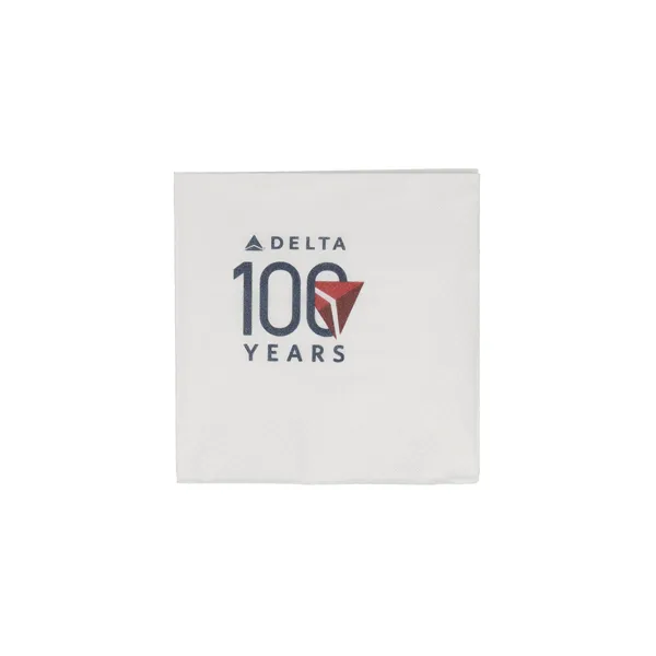 Beverage Napkin - White - Digital - Beverage Napkin - White - Digital - Image 0 of 2