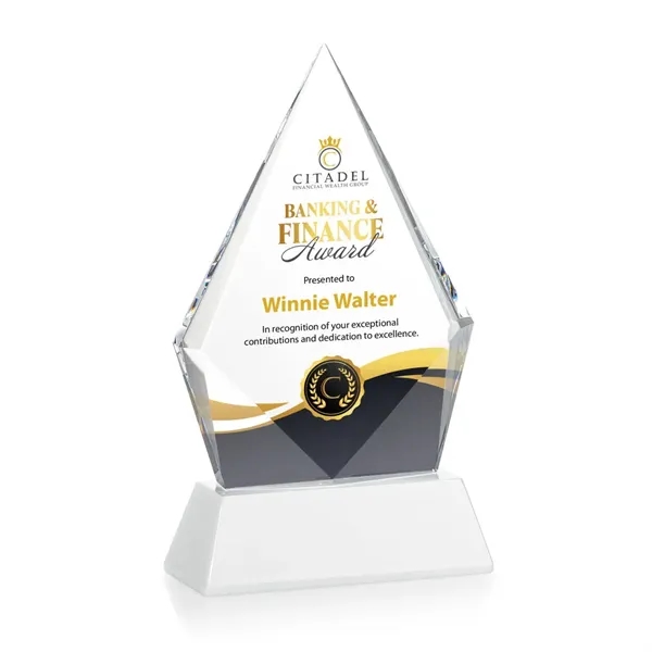 Shelton VividPrint™ Award on Newhaven Base - White