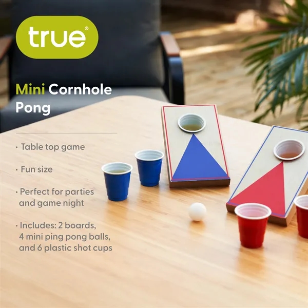 True® Mini Cornhole Pong Set - True® Mini Cornhole Pong Set - Image 6 of 7