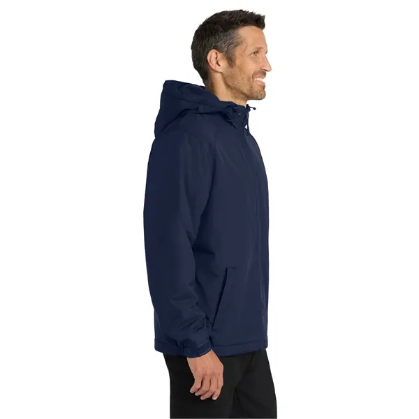 Port Authority Hooded Charger Jacket. - Port Authority Hooded Charger Jacket. - Image 12 of 14