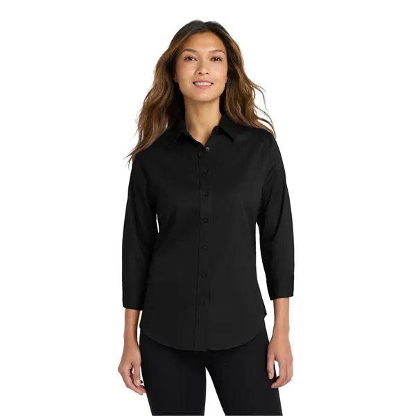 Port Authority Women's 3/4-Sleeve Easy Care Shirt. - Port Authority Women's 3/4-Sleeve Easy Care Shirt. - Image 1 of 34