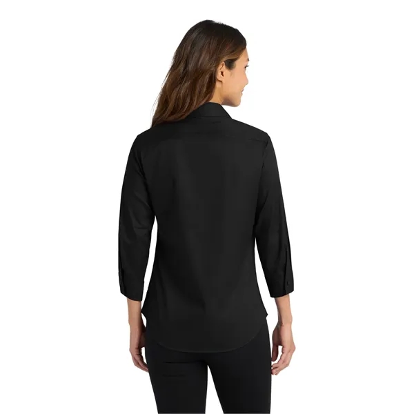 Port Authority Women's 3/4-Sleeve Easy Care Shirt. - Port Authority Women's 3/4-Sleeve Easy Care Shirt. - Image 3 of 34