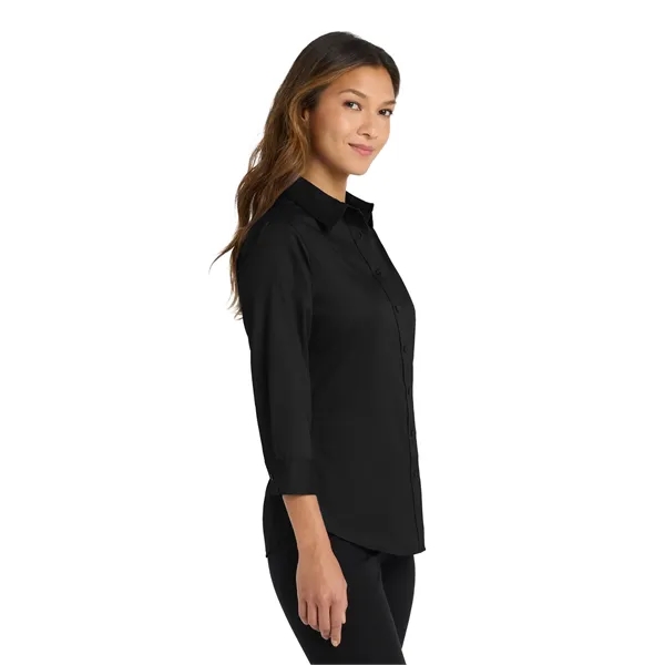Port Authority Women's 3/4-Sleeve Easy Care Shirt. - Port Authority Women's 3/4-Sleeve Easy Care Shirt. - Image 4 of 34