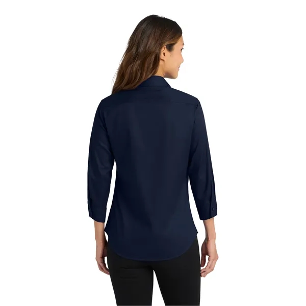 Port Authority Women's 3/4-Sleeve Easy Care Shirt. - Port Authority Women's 3/4-Sleeve Easy Care Shirt. - Image 19 of 34