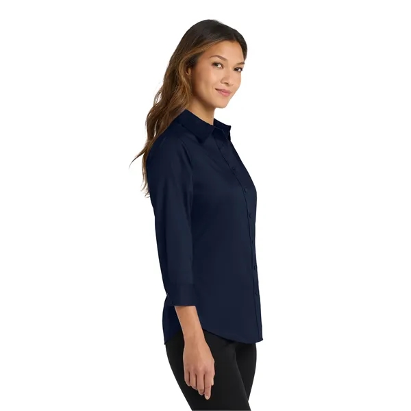 Port Authority Women's 3/4-Sleeve Easy Care Shirt. - Port Authority Women's 3/4-Sleeve Easy Care Shirt. - Image 21 of 34