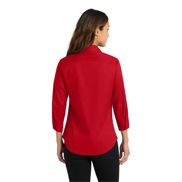 Port Authority Women's 3/4-Sleeve Easy Care Shirt. - Port Authority Women's 3/4-Sleeve Easy Care Shirt. - Image 24 of 34
