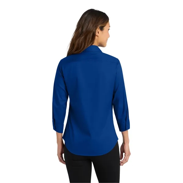 Port Authority Women's 3/4-Sleeve Easy Care Shirt. - Port Authority Women's 3/4-Sleeve Easy Care Shirt. - Image 30 of 34
