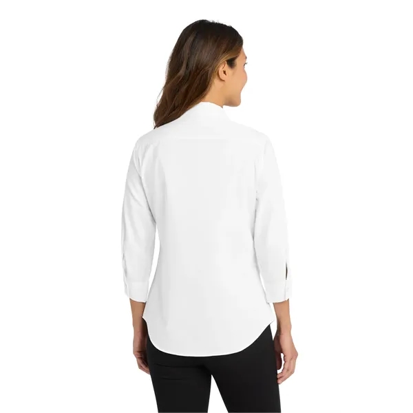 Port Authority Women's 3/4-Sleeve Easy Care Shirt. - Port Authority Women's 3/4-Sleeve Easy Care Shirt. - Image 33 of 34