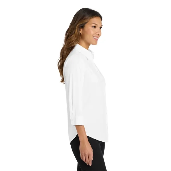 Port Authority Women's 3/4-Sleeve Easy Care Shirt. - Port Authority Women's 3/4-Sleeve Easy Care Shirt. - Image 34 of 34