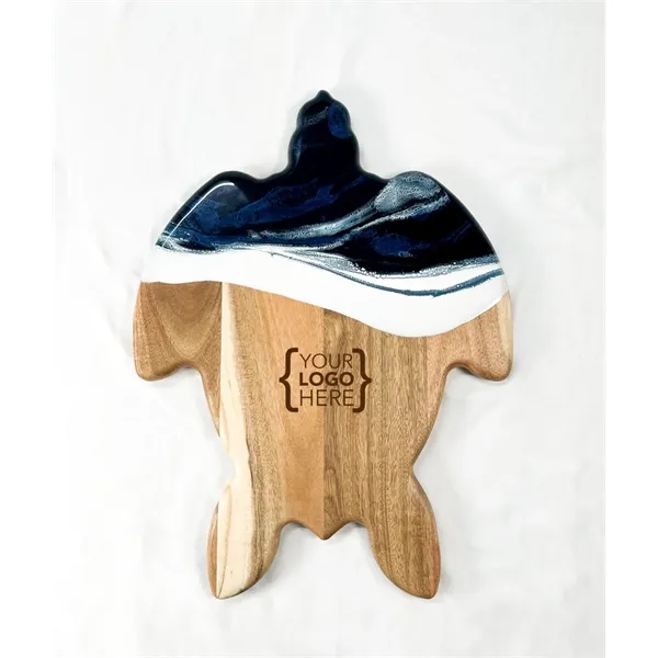 12"x16.5" NEW!! Turtle-Shaped Charcuterie Board - 12"x16.5" NEW!! Turtle-Shaped Charcuterie Board - Image 3 of 5