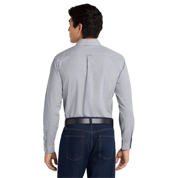 Port Authority Broadcloth Gingham Easy Care Shirt - Port Authority Broadcloth Gingham Easy Care Shirt - Image 6 of 14