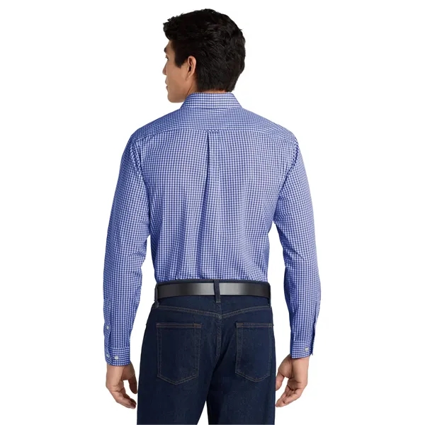 Port Authority Broadcloth Gingham Easy Care Shirt - Port Authority Broadcloth Gingham Easy Care Shirt - Image 11 of 14