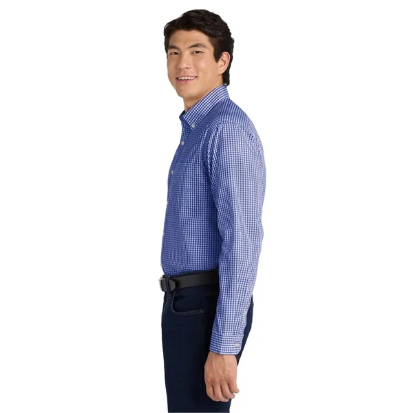 Port Authority Broadcloth Gingham Easy Care Shirt - Port Authority Broadcloth Gingham Easy Care Shirt - Image 12 of 14