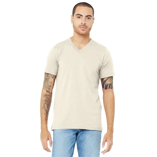 BELLA+CANVAS Unisex Jersey Short Sleeve V-Neck Tee. - BELLA+CANVAS Unisex Jersey Short Sleeve V-Neck Tee. - Image 14 of 52