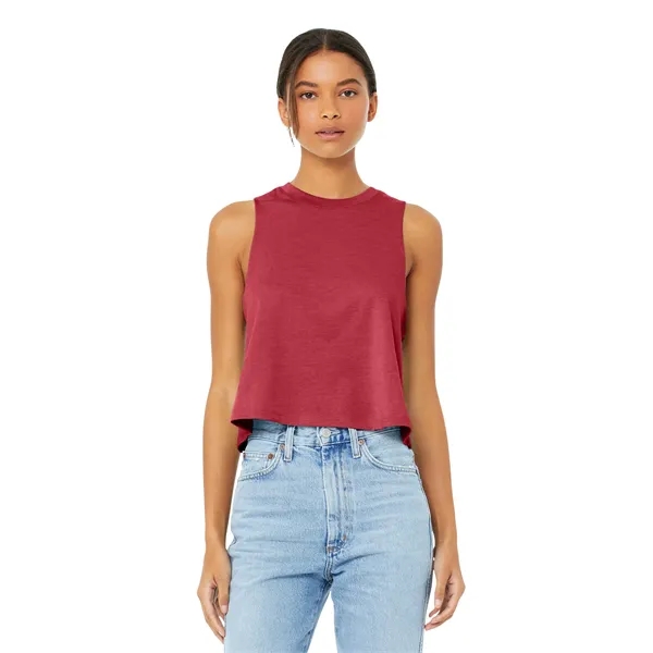 BELLA+CANVAS Women's Racerback Cropped Tank. - BELLA+CANVAS Women's Racerback Cropped Tank. - Image 26 of 40