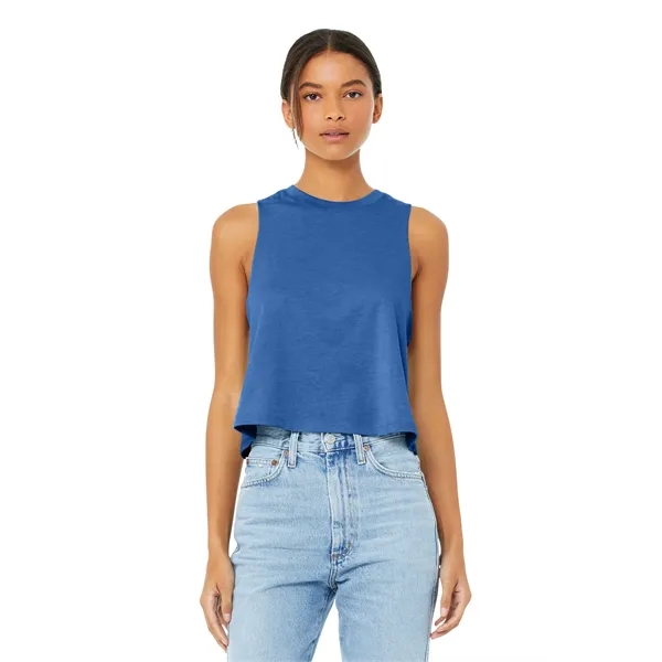 BELLA+CANVAS Women's Racerback Cropped Tank. - BELLA+CANVAS Women's Racerback Cropped Tank. - Image 30 of 40