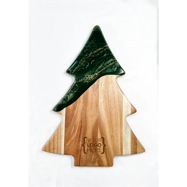 16"x11" NEW!! Christmas Tree Shaped Charcuterie Board - 16"x11" NEW!! Christmas Tree Shaped Charcuterie Board - Image 2 of 7